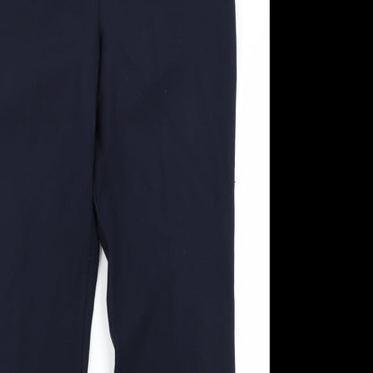 Womens UK Size 12 Marks & Spencer Regular Fit  Blue Trousers