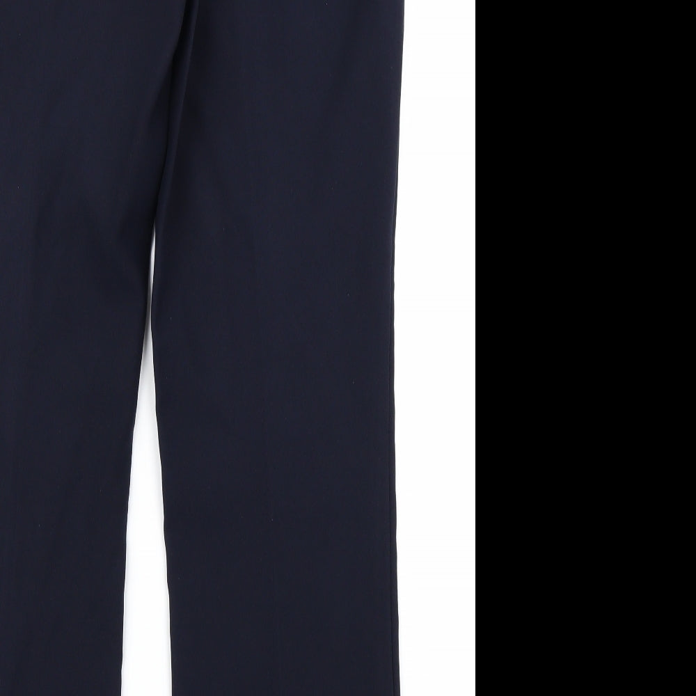 Womens UK Size 12 Marks & Spencer Regular Fit  Blue Trousers