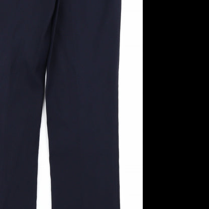 Womens UK Size 12 Marks & Spencer Regular Fit  Blue Trousers