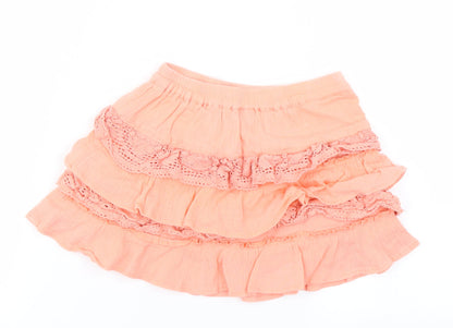 F&F Girls Orange   Tutu Skirt Size 2-3 Years