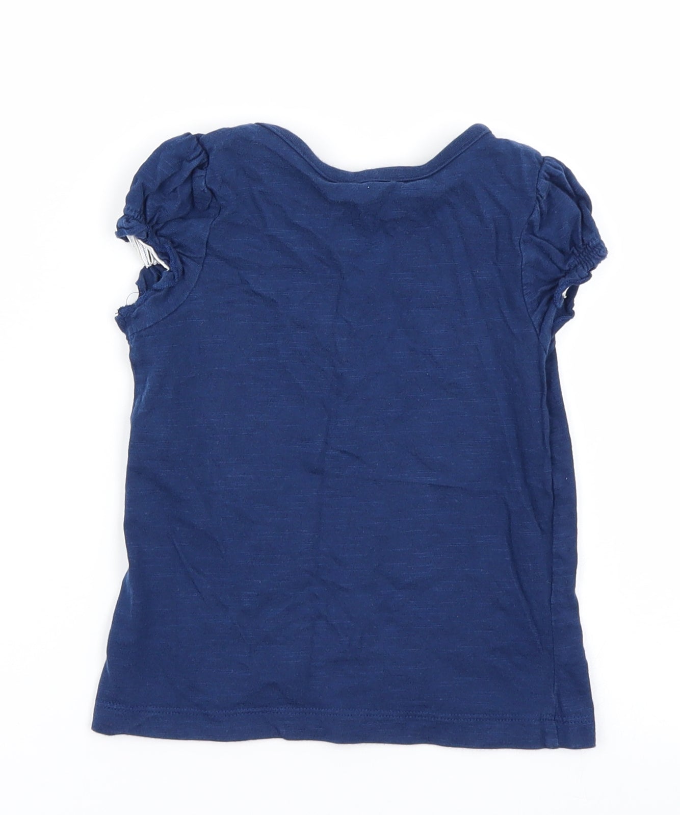 George Girls Blue   Basic T-Shirt Size 2-3 Years