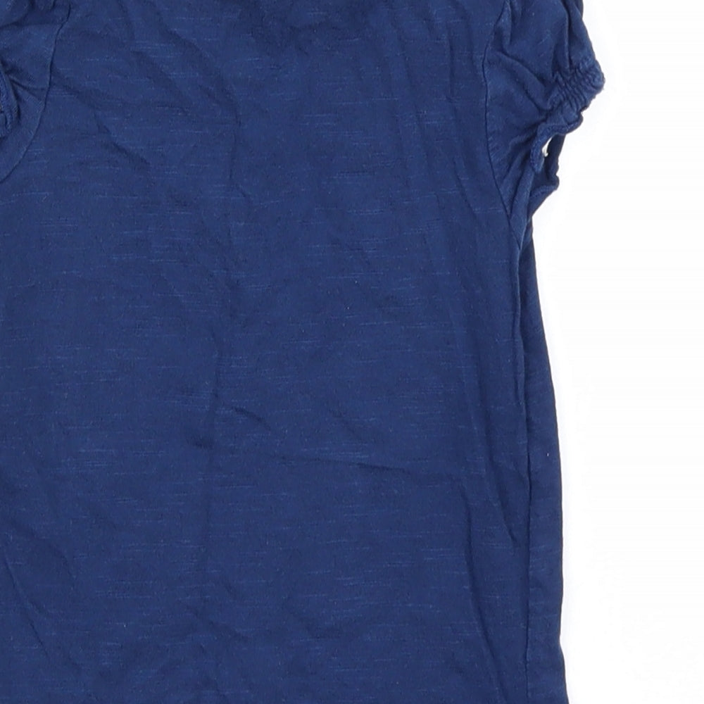 George Girls Blue   Basic T-Shirt Size 2-3 Years