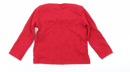 e-vie angel Girls Red   Basic T-Shirt Size 12-18 Months  - Christmas Tshirt