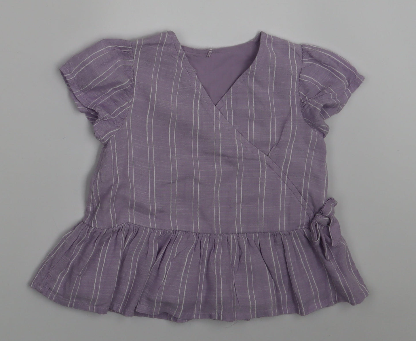 George Girls Purple   Basic Dress Shirt Size 3 Years