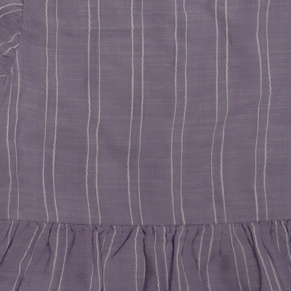 George Girls Purple   Basic Dress Shirt Size 3 Years