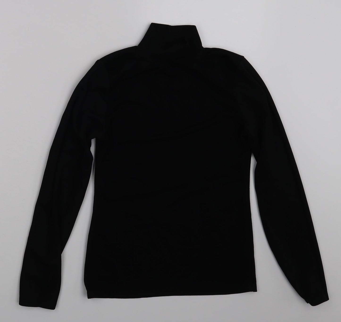 Boohoo Womens Black   Basic Blouse Size 6