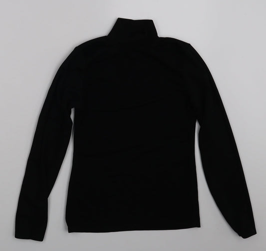 Boohoo Womens Black   Basic Blouse Size 6