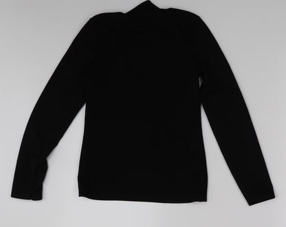 Boohoo Womens Black   Basic Blouse Size 6