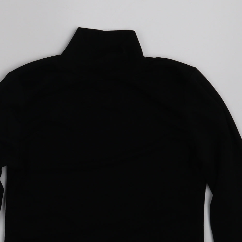 Boohoo Womens Black   Basic Blouse Size 6