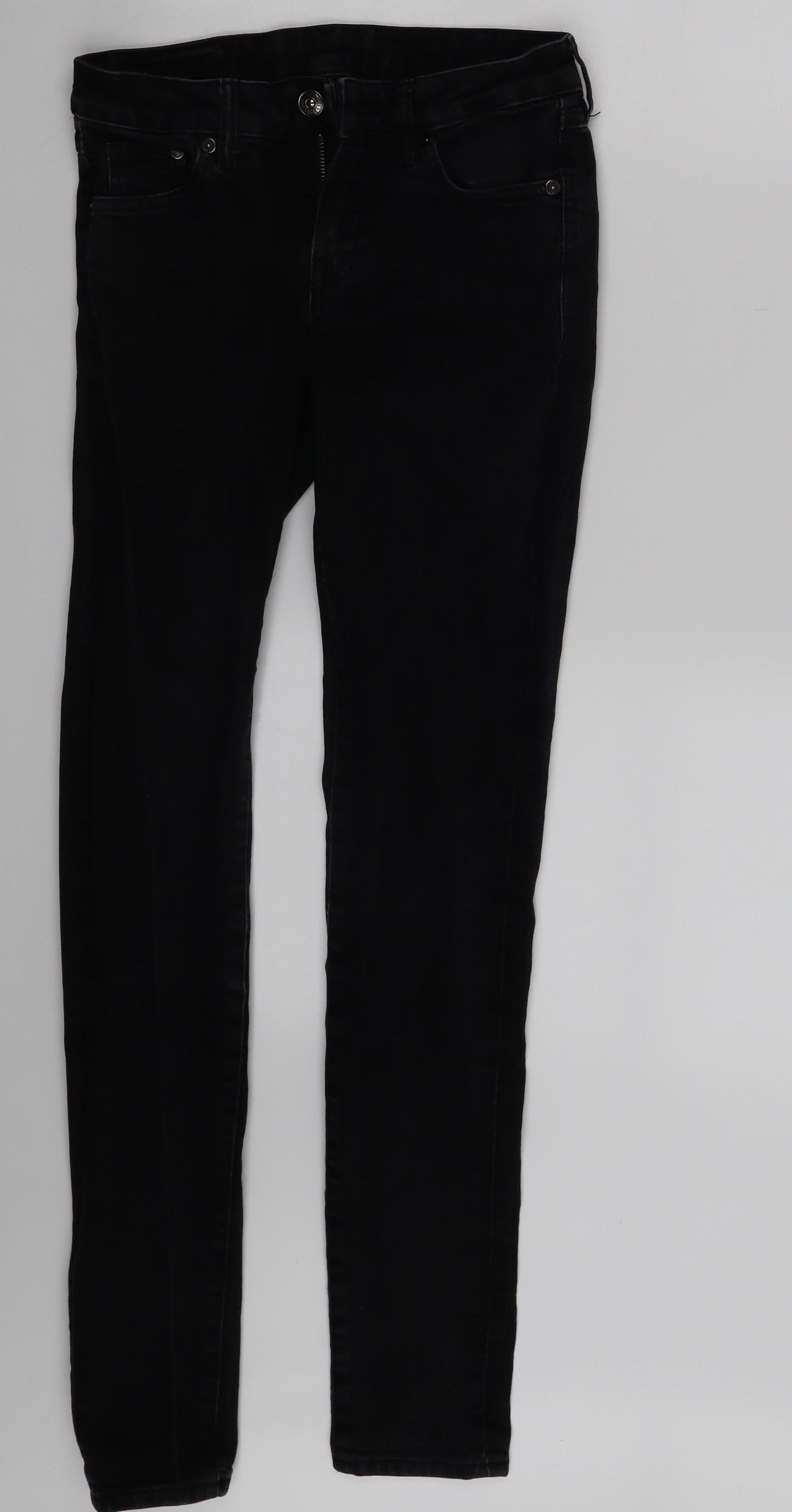 Denim Girls Grey  Denim Skinny Jeans One Size