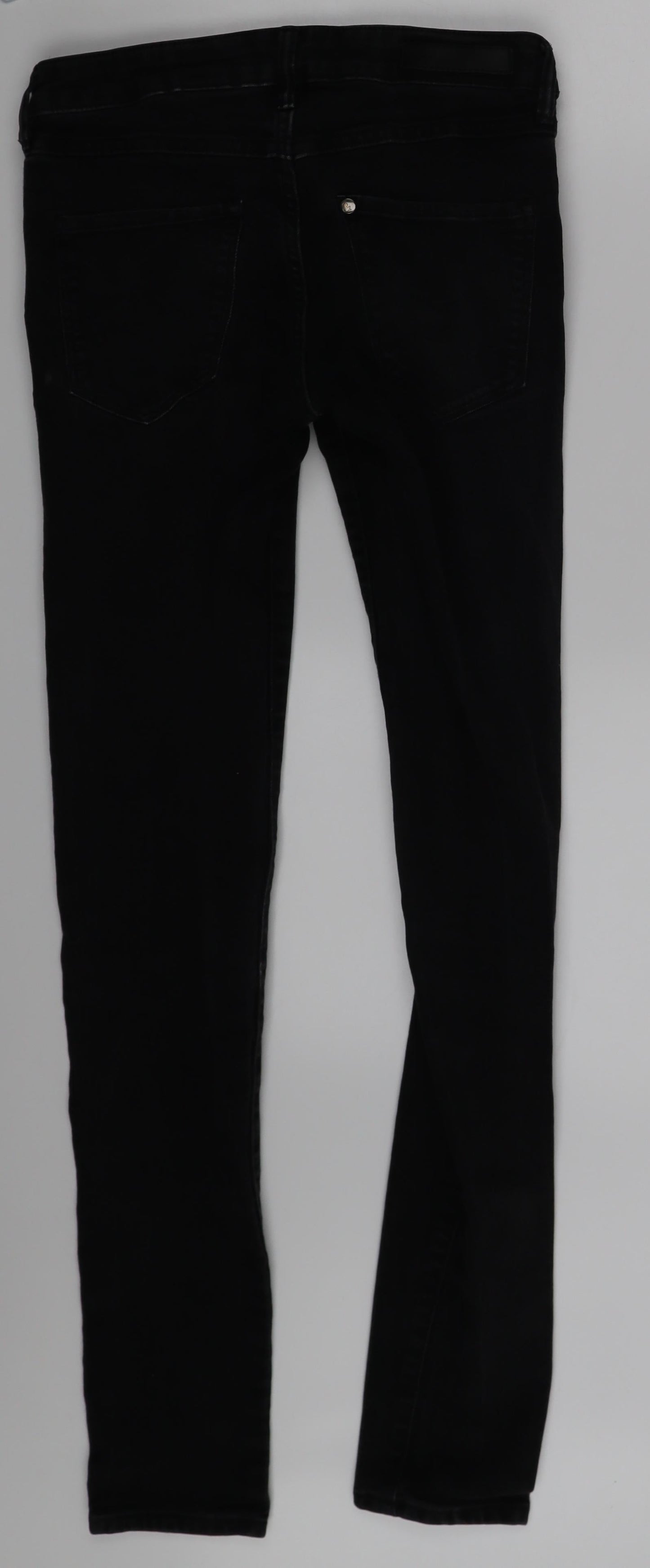 Denim Girls Grey  Denim Skinny Jeans One Size