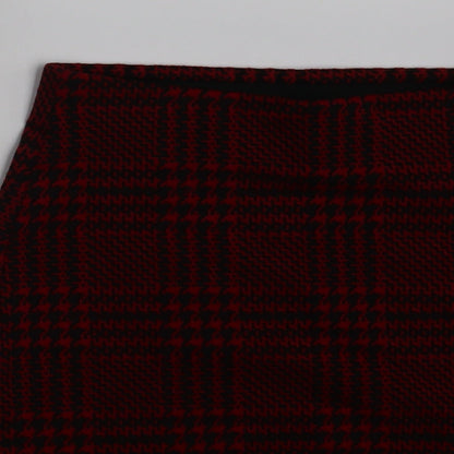 New Look Womens Red Geometric  A-Line Skirt Size 6