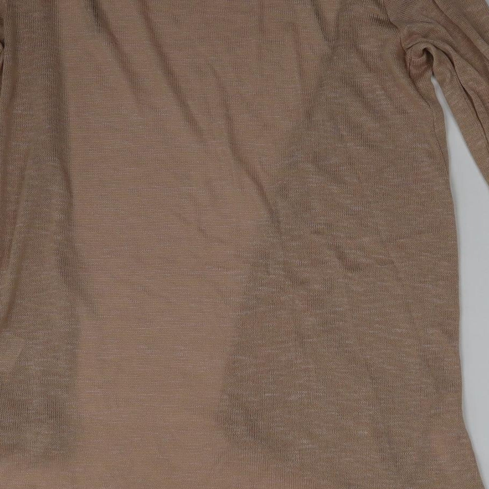 Divided Womens Gold   Cardigan Jumper Size XS