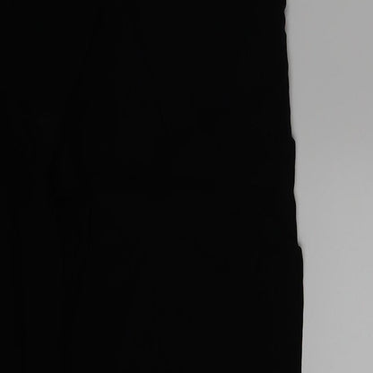 PRETTYLITTLETHING Womens Black   Sweatpants Trousers Size 8 L23 in