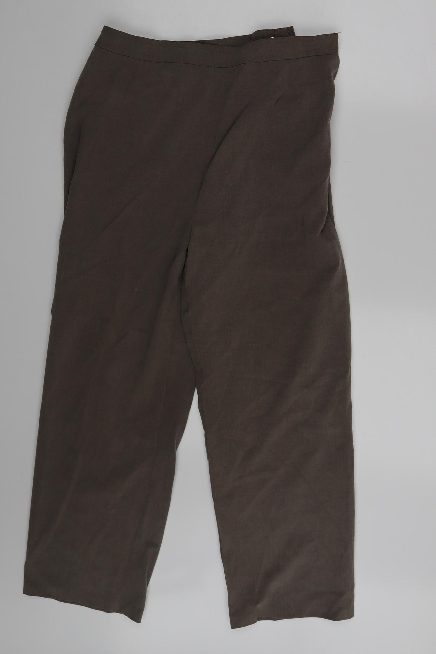 Womens UK Size 16 Sarah Hamilton Regular Fit  Brown Trousers