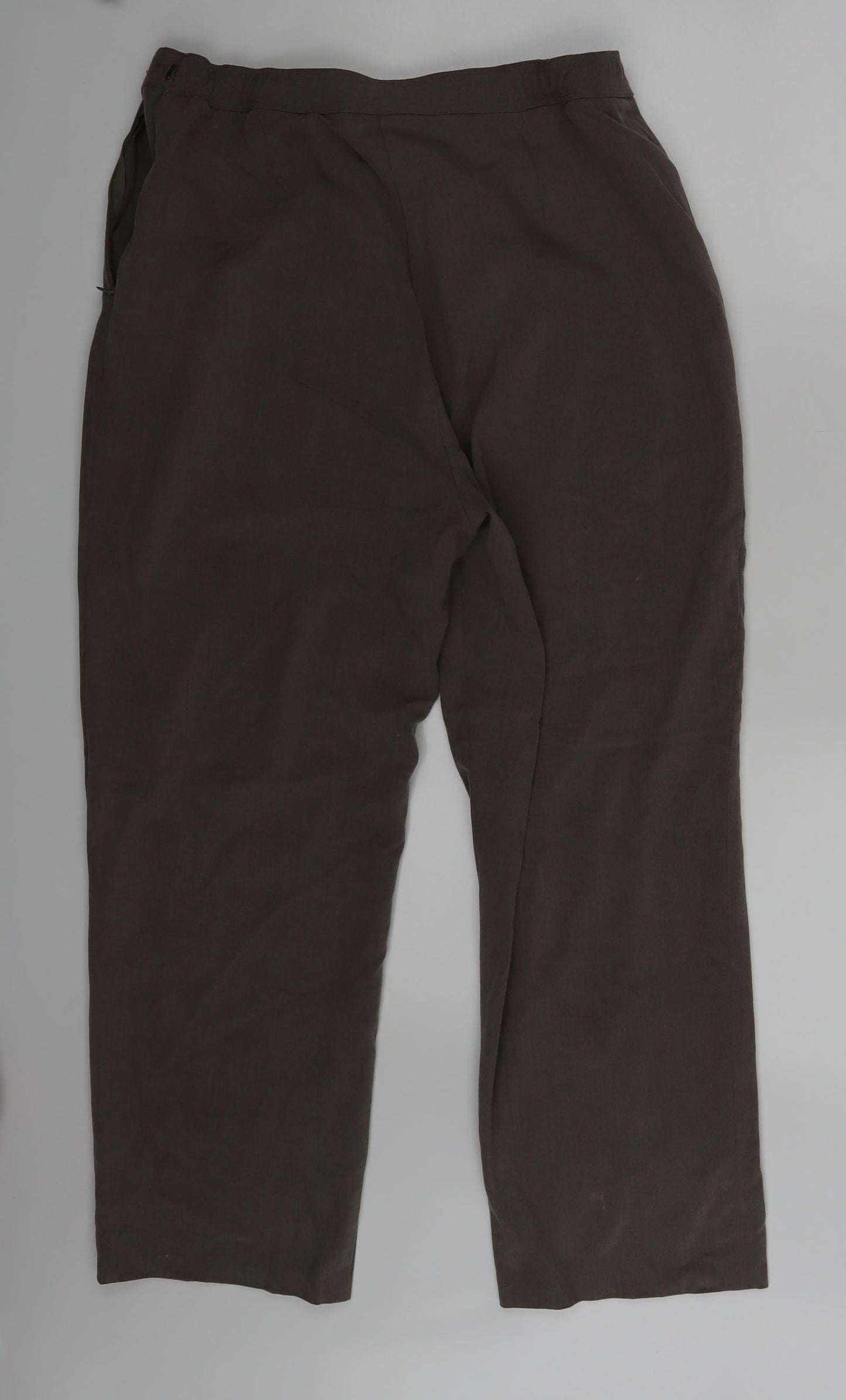 Womens UK Size 16 Sarah Hamilton Regular Fit  Brown Trousers