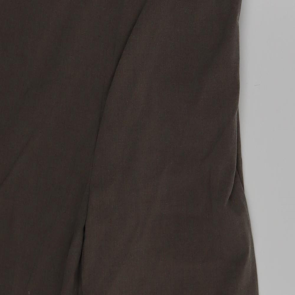 Womens UK Size 16 Sarah Hamilton Regular Fit  Brown Trousers