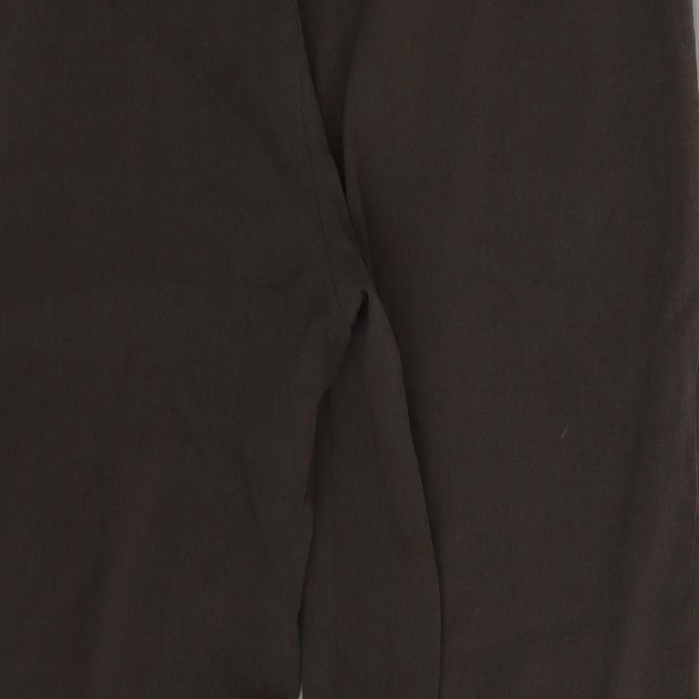 Womens UK Size 16 Sarah Hamilton Regular Fit  Brown Trousers