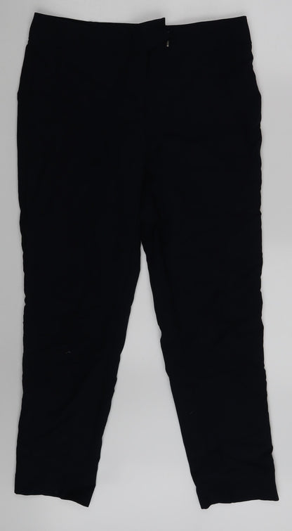 George Womens Black   Trousers  Size 12 L26 in