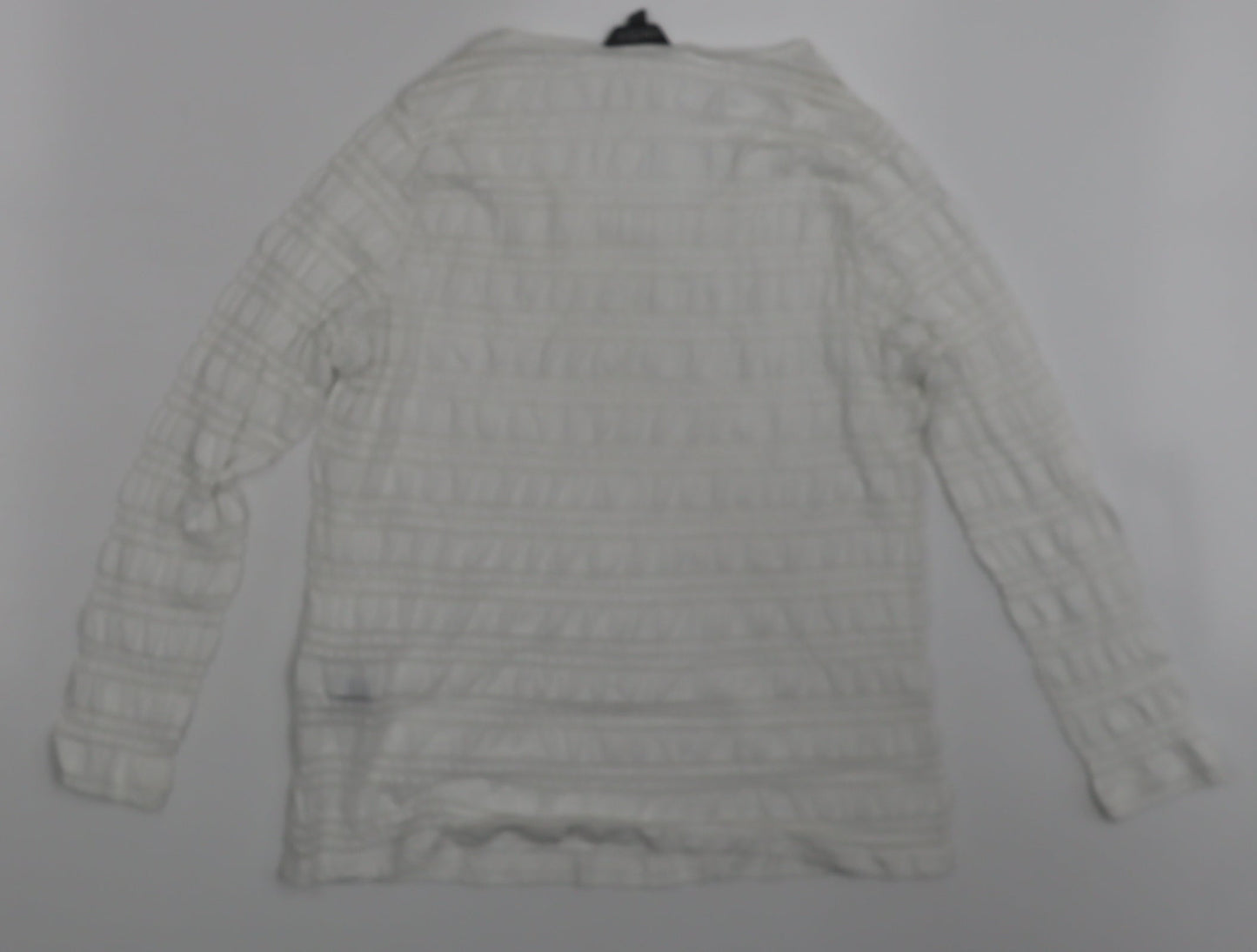 Womens UK Size 14 Limited Ivory Basic T-Shirt