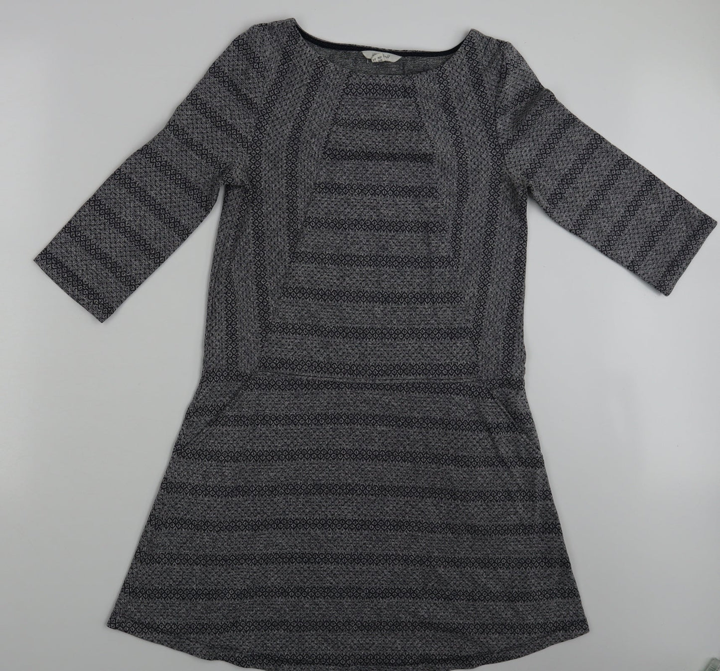 Womens UK Size 10 H&M Grey Basic T-Shirt
