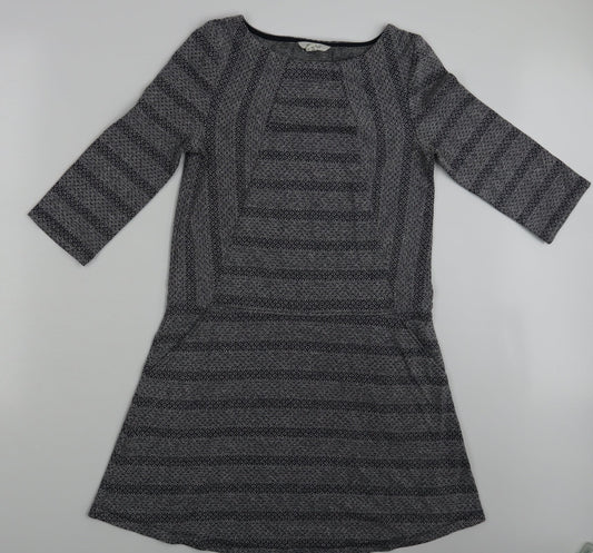 Womens UK Size 10 H&M Grey Basic T-Shirt