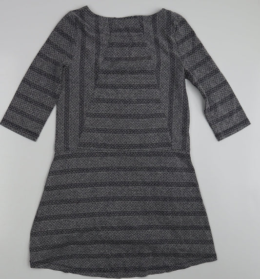 Womens UK Size 10 H&M Grey Basic T-Shirt