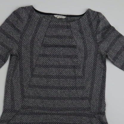 Womens UK Size 10 H&M Grey Basic T-Shirt