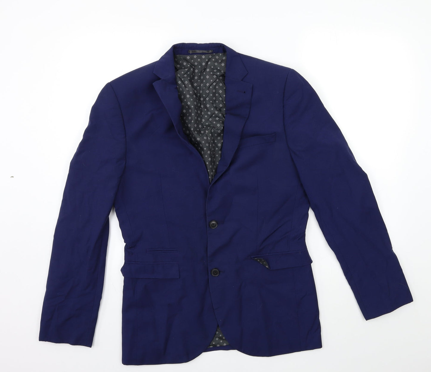 Mens UK Size 38 NEXT Regular Blue Suit Jacket