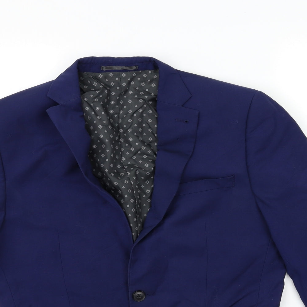 Mens UK Size 38 NEXT Regular Blue Suit Jacket