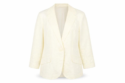 Womens UK Size 12 Zara Regular Beige Blazer