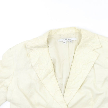 Zara Womens Beige   Jacket Blazer Size 12