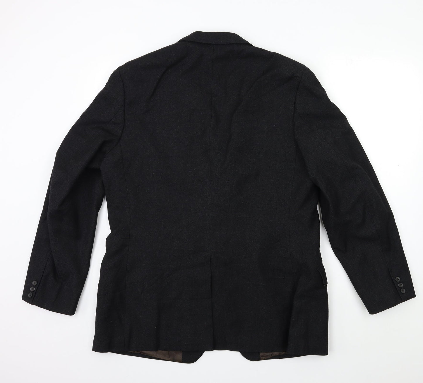 Mens UK Size 42 Preworn Regular Black Suit Jacket
