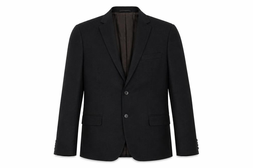 Mens UK Size 42 Preworn Regular Black Suit Jacket