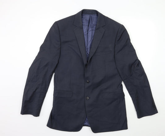 Mens UK Size 40 Preworn Regular Blue Suit Jacket