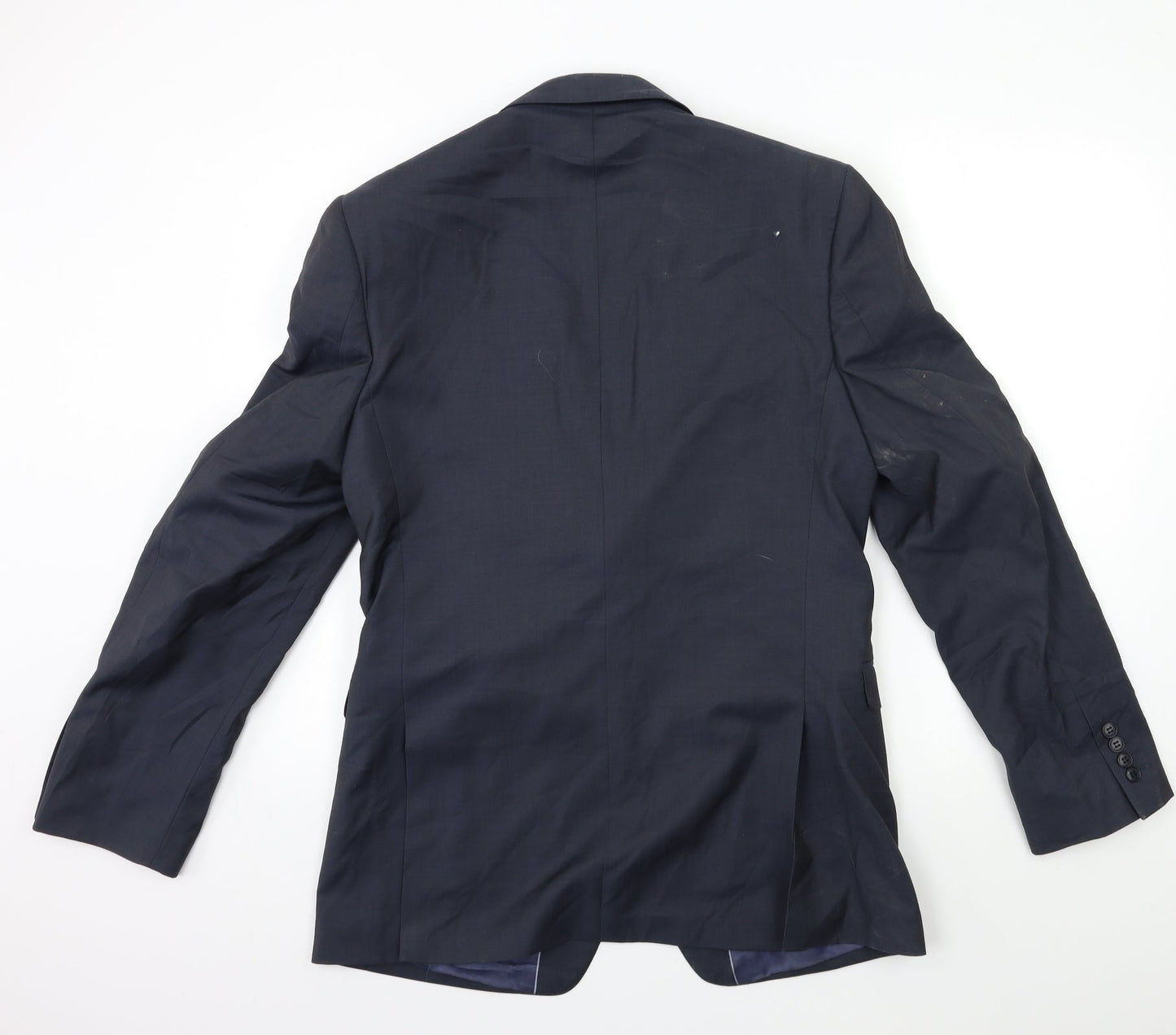 Mens UK Size 40 Preworn Regular Blue Suit Jacket