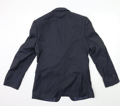 Mens UK Size 40 Preworn Regular Blue Suit Jacket