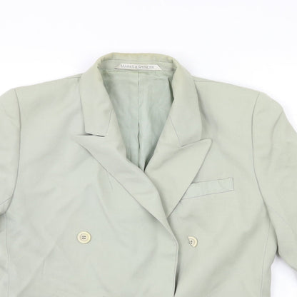 Marks and Spencer Womens Blue   Jacket Suit Jacket Size 14