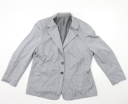 Womens UK Size 20 Preworn Regular Grey Blazer