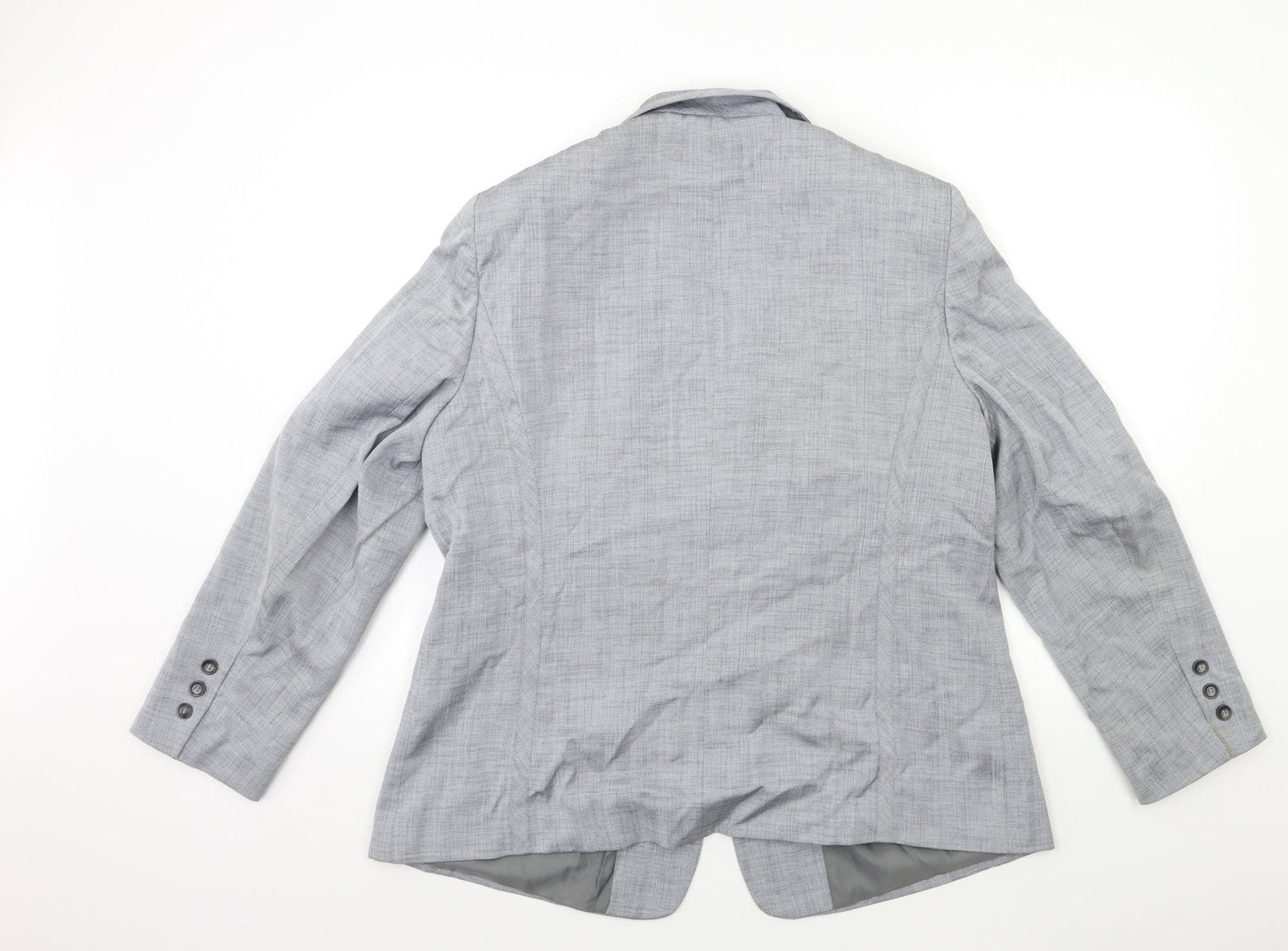 Womens UK Size 20 Preworn Regular Grey Blazer