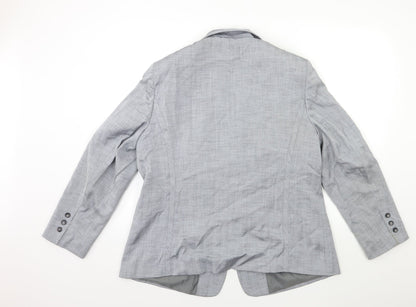 Womens UK Size 20 Preworn Regular Grey Blazer