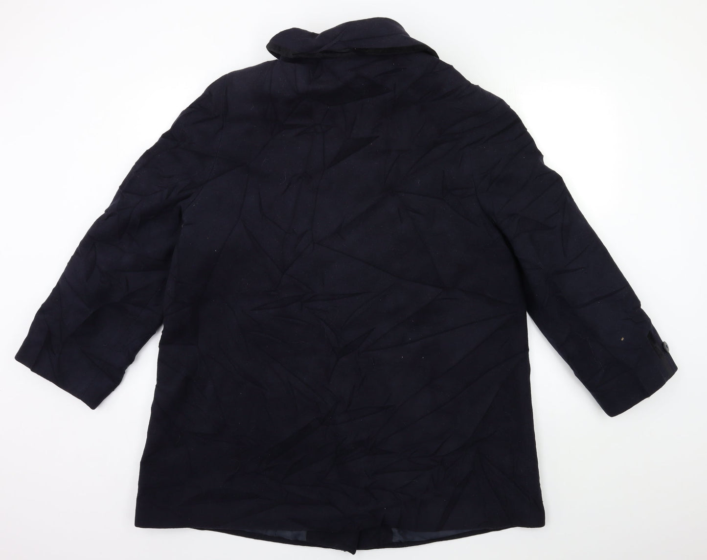 Womens UK Size 18 BHS Blue Overcoat