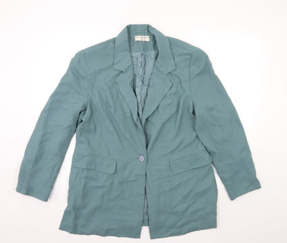 Richards Womens Black   Jacket Suit Jacket Size 16