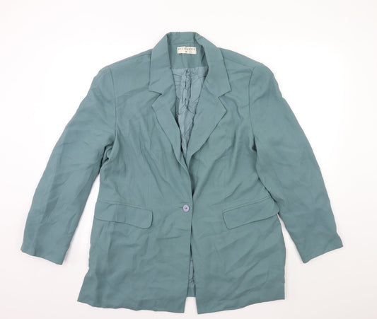 Richards Womens Black   Jacket Suit Jacket Size 16