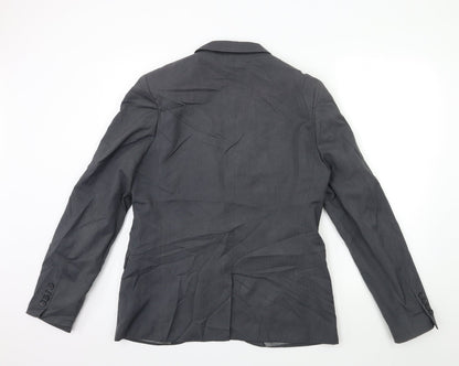 Mens UK Size 40 Topman Regular Grey Suit Jacket