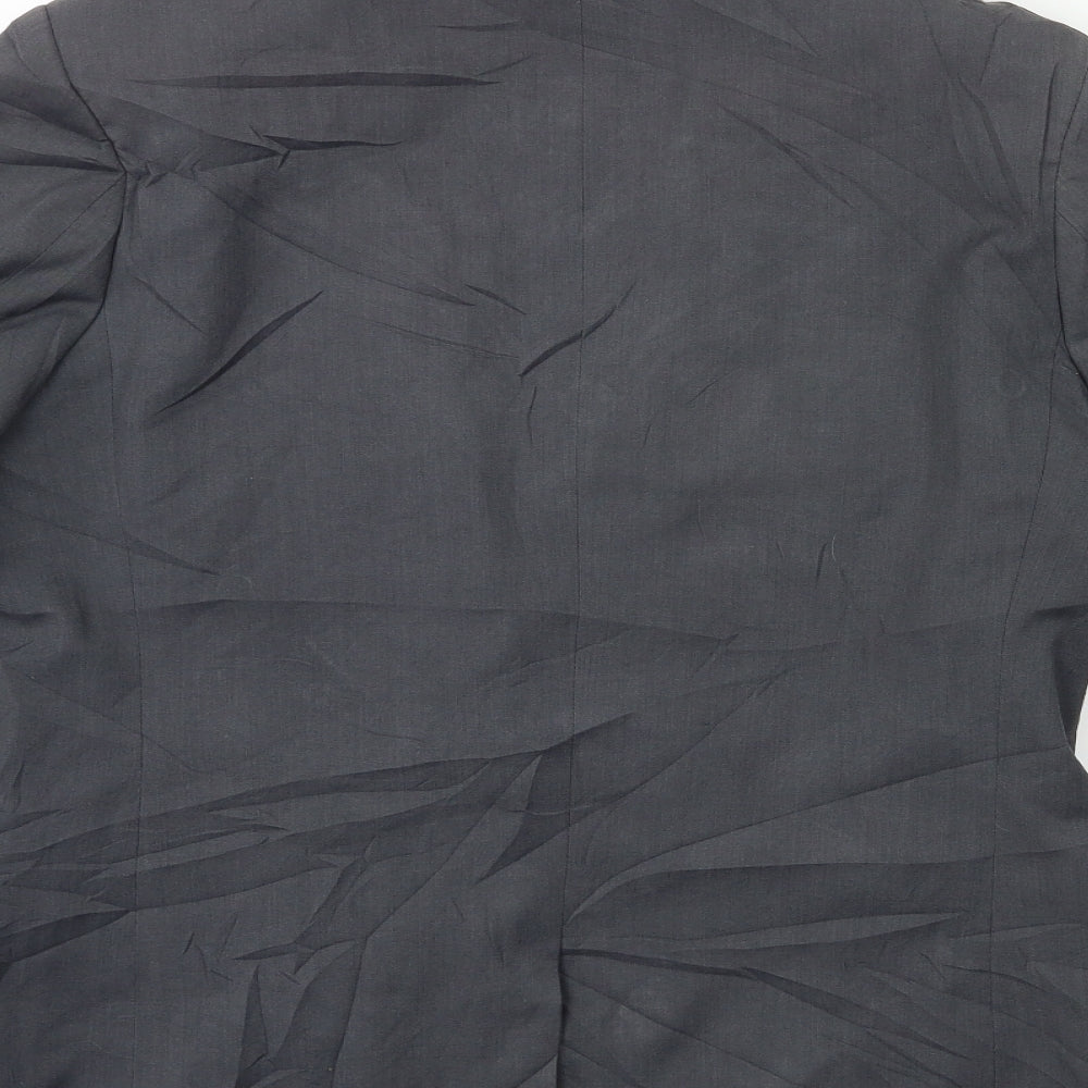 Mens UK Size 40 Topman Regular Grey Suit Jacket