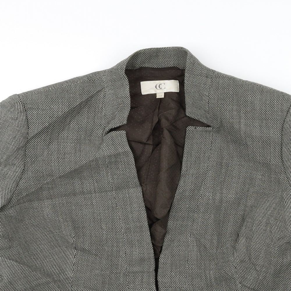 Country Casuals Womens Grey   Jacket Suit Jacket Size 14