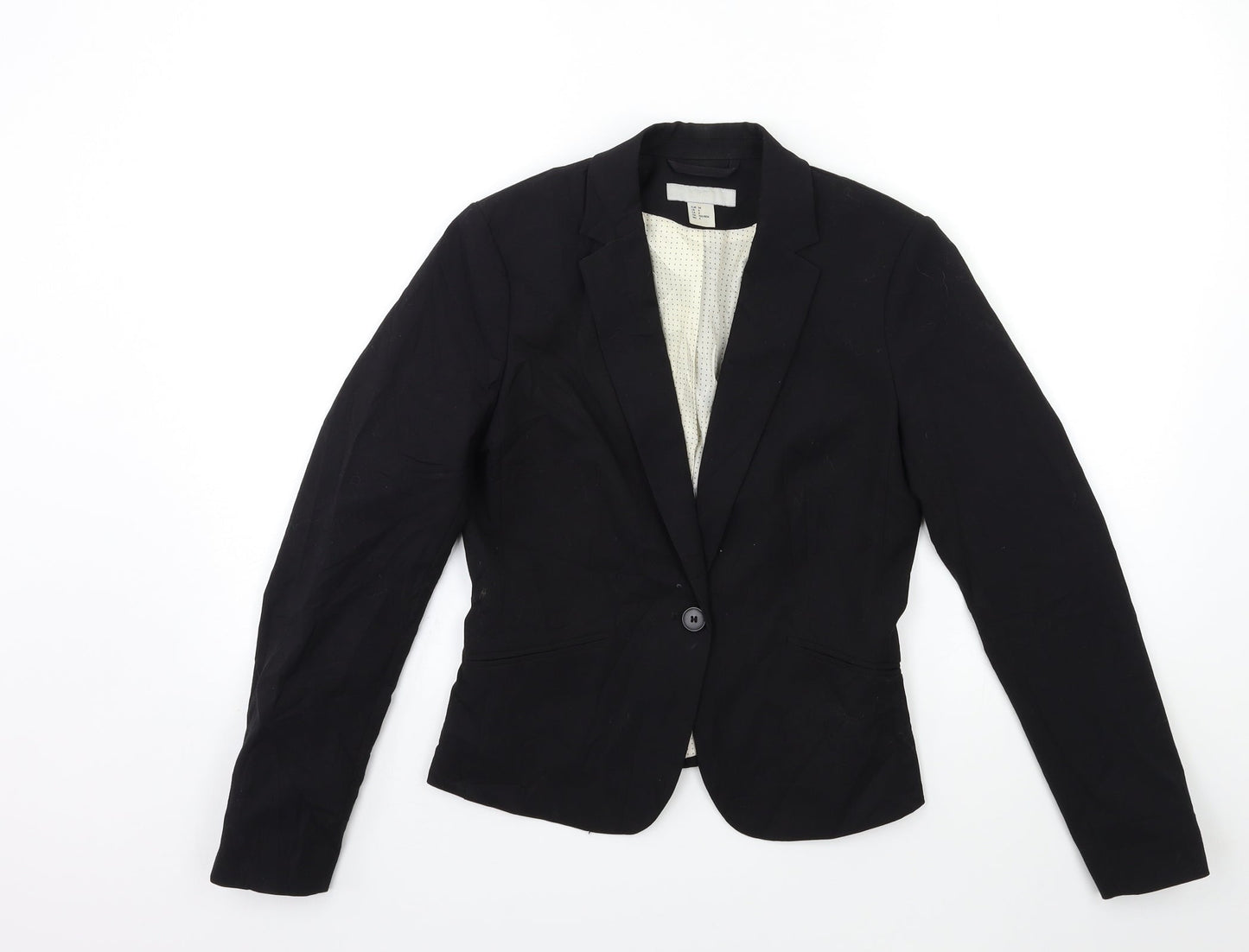 H&M Womens Black   Jacket Blazer Size 6