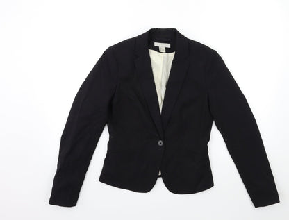 H&M Womens Black   Jacket Blazer Size 6
