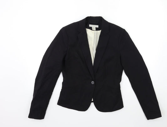 H&M Womens Black   Jacket Blazer Size 6